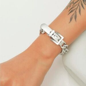 SILVER 3/$30 Chain Belt Bracelet
